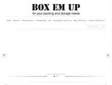 Tablet Screenshot of boxemup.com.au